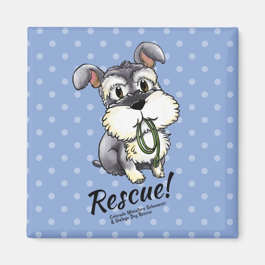 Fozi – シュナウザーカスタムマグネット マグネット (正面)