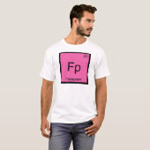 Fp - Facepalm化学要素の記号のミームのティー Tシャツ (正面フル)