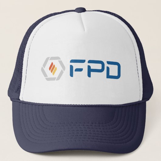 FPD Trucker Hat – フルロゴ キャップ (正面)