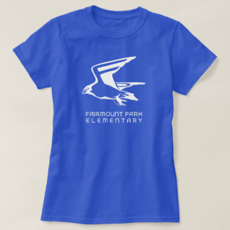 FPE《鳥》ハヤブサウィメンズブルー Tシャツ