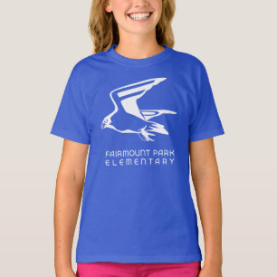 FPE《鳥》ハヤブサブルーガールズTシャツ Tシャツ