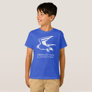 FPE《鳥》ハヤブサブルーボーイズTシャツ Tシャツ