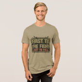 FPSゲーマー激励の引用Tシャツ トライブレンドＴシャツ (正面全面)