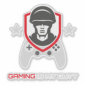 FPS Gamer On Duty シール (正面)