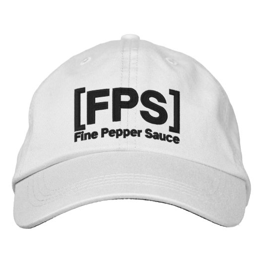 FPS Hat 刺繍入りキャップ (正面)