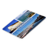 FRフランスノルマンディフェキャンプハーバー マグネット (左側)