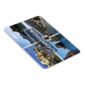 FRフランス – コルセ – コルシカ。カルヴィ – オサニ港 –  マグネット (右側)