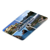 FRフランス – コルセ – コルシカ。カルヴィ – オサニ港 –  マグネット (左側)