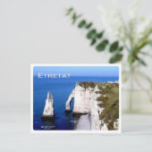 FRフランス – ノルマンディー – エトレッタ – 崖 – ポストカード (スタンド正面)