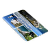 FRフランス – ノルマンディ – エトレタ – 崖 – マグネット (右側)