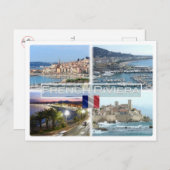 FRフランス – フランスのリビエラ – コートダジュール – ポストカード (正面/裏面)