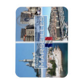 FRフランス – マルセイユ –  マグネット (縦)