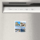 FR0119ヨーロッパ、フランス、コルシカ、ボニファシオ、冷蔵庫 マグネット (インサイチュ (食洗機))