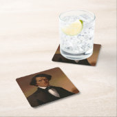 Fr3d3rick Bailey Douglass: Civil Rights Legend スクエアペーパーコースター (インサイチュ)