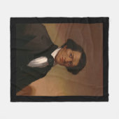 Fr3d3rick Bailey Douglass: Civil Rights Legend フリースブランケット (正面(横))