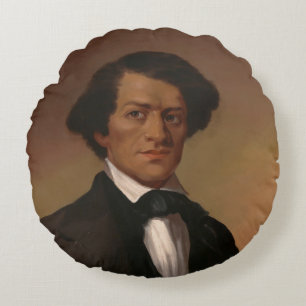 Fr3d3rick Bailey Douglass: Civil Rights Legend ラウンドクッション