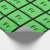 Fr - カエル足 化学元素記号 ラッピングペーパー (角)