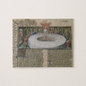 Fr.120 f.524v円卓会議の騎士からの ジグソーパズル (横)