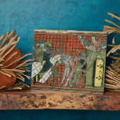 Fr 22495 f.36r町への攻撃、Le Roman deから フォトプラーク (側面)