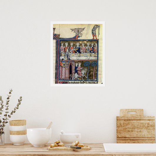 Fr 95 f.326アーサー王とその騎士のまわりに ポスター (キッチン)