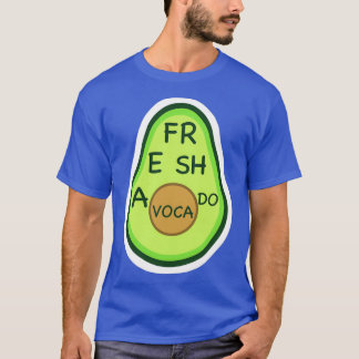FR E SH A VOCA DOフレッシュなアボカドつる植物 Tシャツ