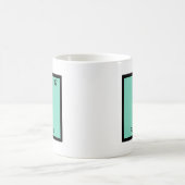Fr - Fitzgeraldおもしろいな化学要素の記号のティー コーヒーマグカップ (中央)