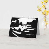 FR-Sの圧延の打撃のバースデー・カード カード (黄色い花)