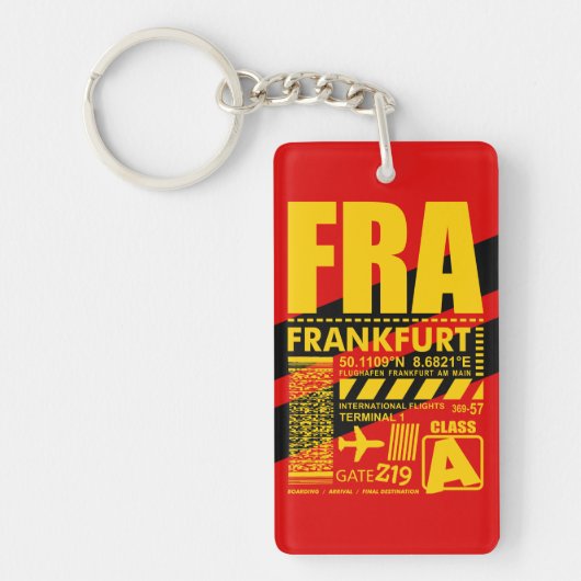 FRAフランクフルトエアポート キーホルダー (正面)