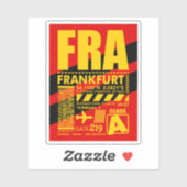FRAフランクフルトエアポート シール (シート)
