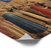 Fra Angelicoによるヴァージンの戴冠式 – ポスター (角)