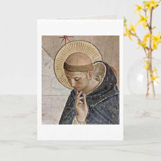 Fra AngelicoによるSt Dominic カード (黄色い花)