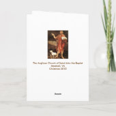 Fra Angelicoの出生カード、ラテン系の文字 シーズンカード (裏面)