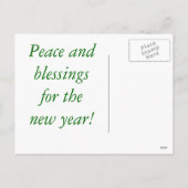 Fra Angelicoの天使のクリスマスの郵便はがき シーズンポストカード (裏面)