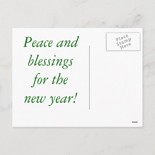 Fra Angelicoの天使のクリスマスの郵便はがき シーズンポストカード (裏面)