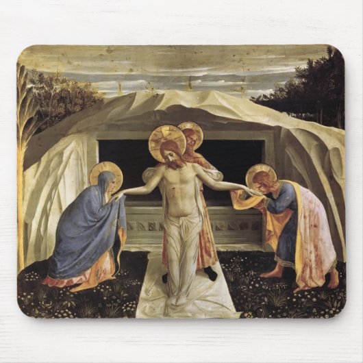Fra Angelico-の埋葬 マウスパッド (正面)