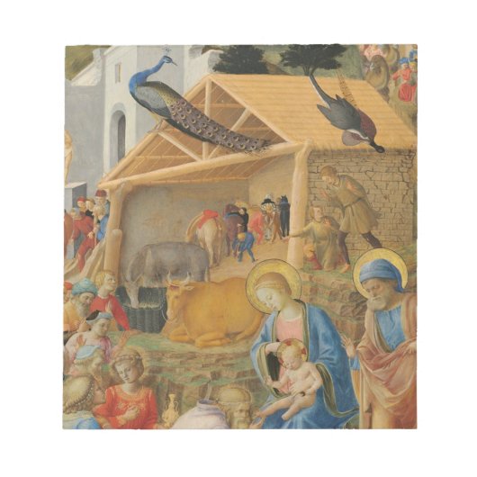 Fra Angelico – マグリの崇拝 ノートパッド (正面)