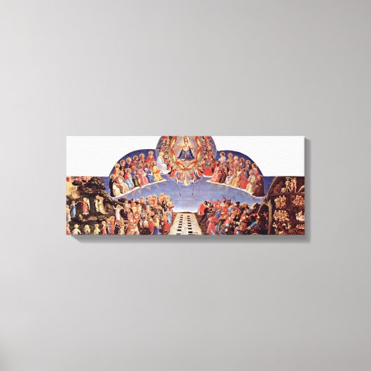 Fra Angelico – 最後の審判 キャンバスプリント (正面)