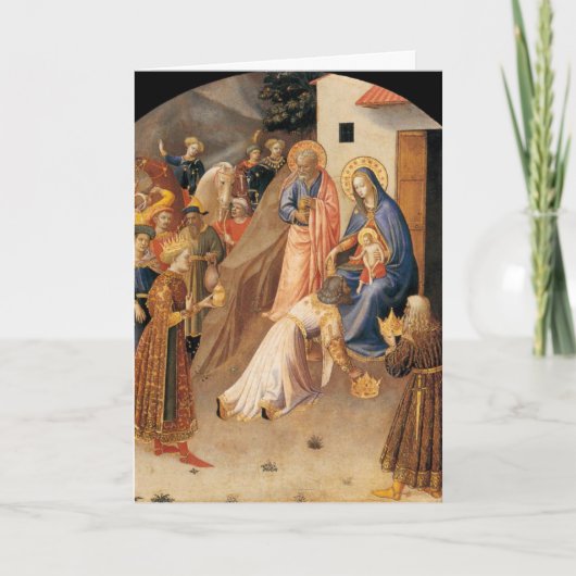 Fra Angelico 1423年による星学者の崇敬 シーズンカード (正面)
