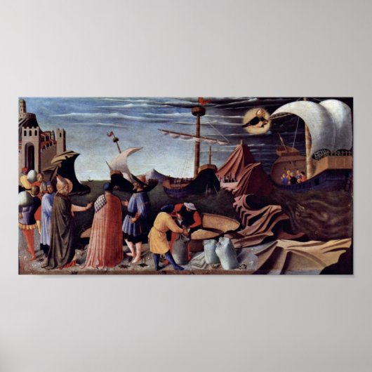 Fra Angelico - Rescue the sailors ポスター (正面)
