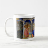 Fra Angelico , “ The Virgin of the Annunciation ” コーヒーマグカップ (左)