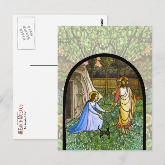 Fra Angelico's Cat (2) (Yeshua's Cat) ポストカード (正面/裏面)