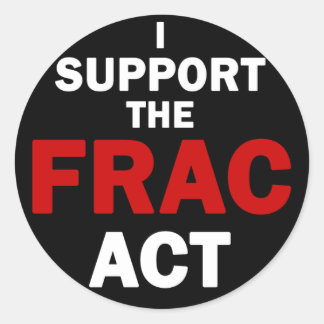 FRAC Actステッカー（黒） ラウンドシール