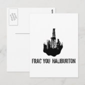 frac you haliburton ポストカード (正面/裏面)