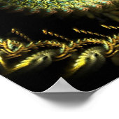 Fracamaskaフラクタルポスター ポスター (角)