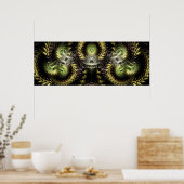 Fracamaskaフラクタルポスター ポスター (キッチン)