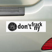 Frackニューヨークは バンパーステッカー (車上)