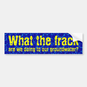 frack何 バンパーステッカー