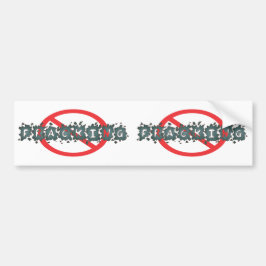 Frackingのデカール無し バンパーステッカー