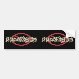 Frackingの反デカール バンパーステッカー