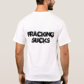 Frackingの最低 Tシャツ (裏面)